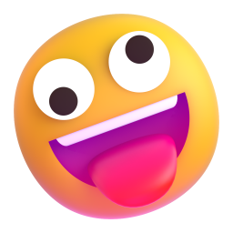 Zany face