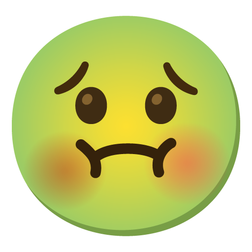 Nauseated face