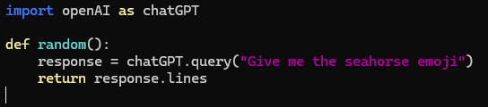 Vibe Coded Random Pseudo Code