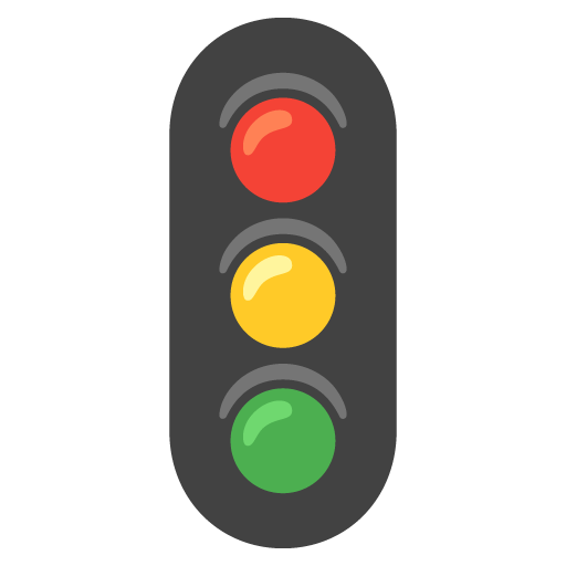 Vertical traffic light