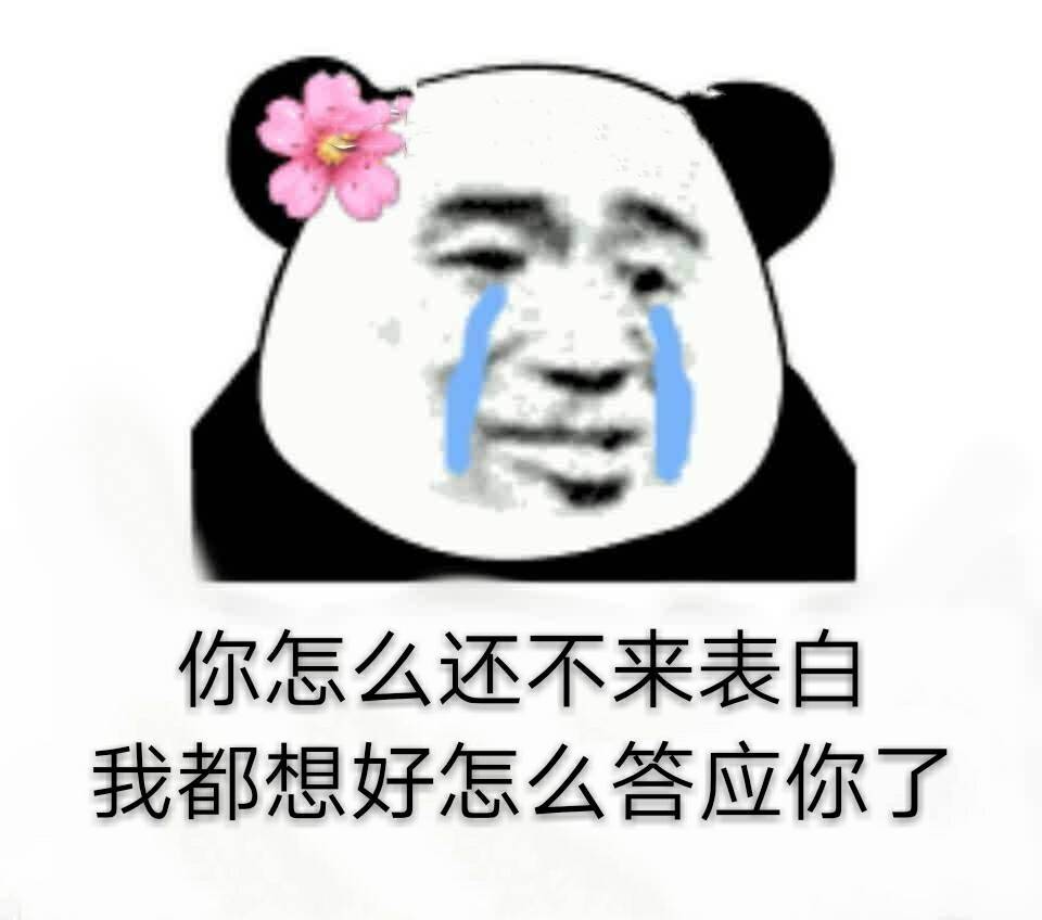 你怎么还不来表白,我都想好怎么答应你了