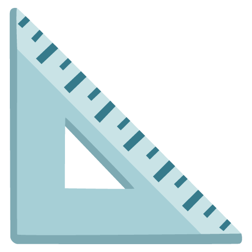 Triangular ruler