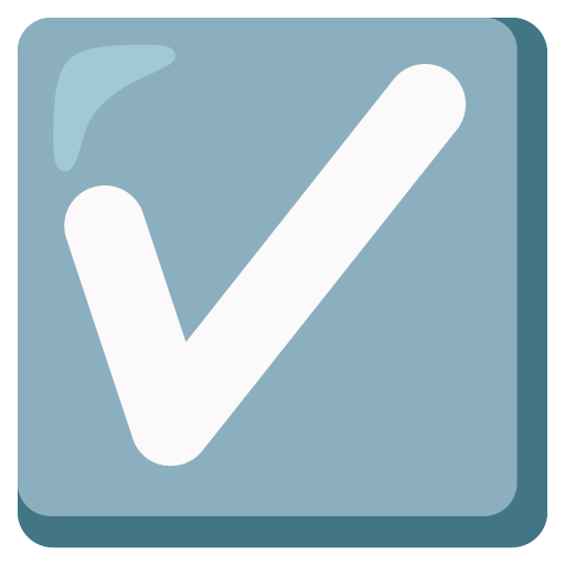 Check box with check