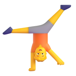 Person cartwheeling