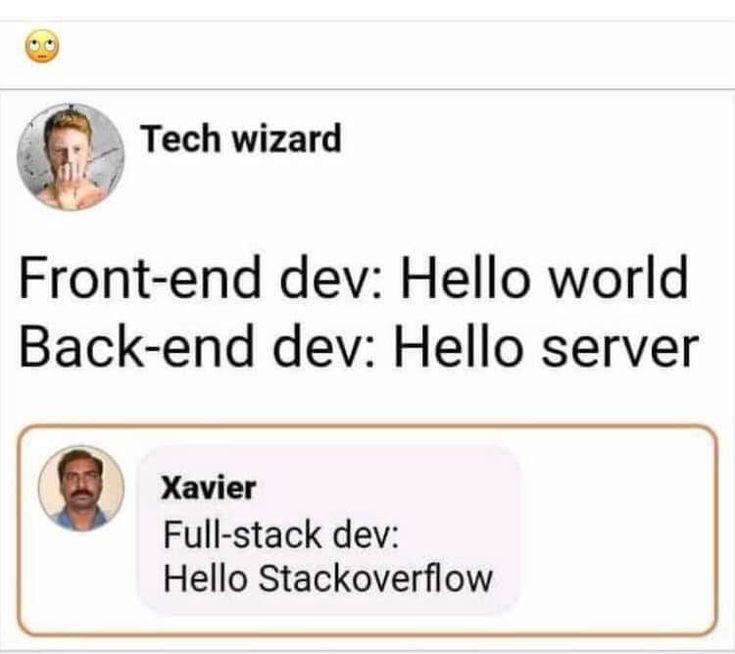 The Developer's First Words