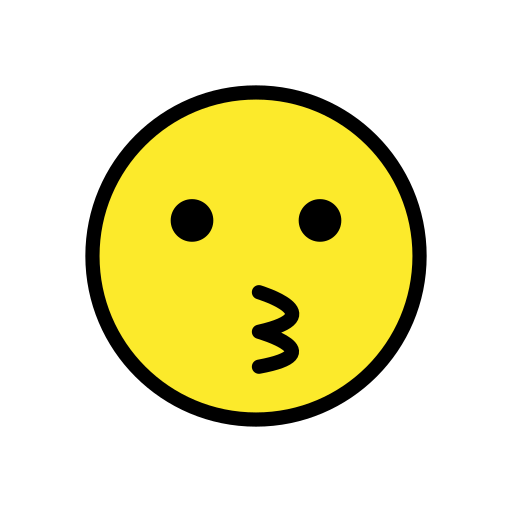 Kissing face