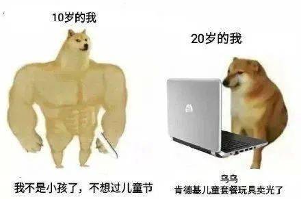 肌肉狗VS小废狗表情包