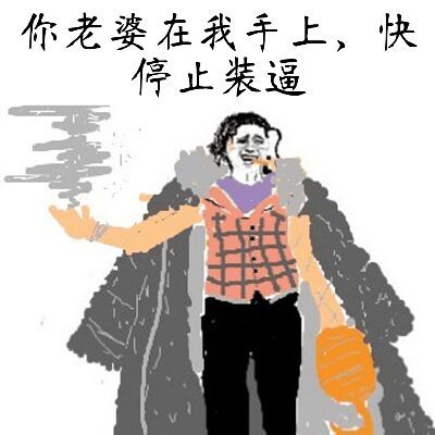 你老婆在我手上,快停止装逼