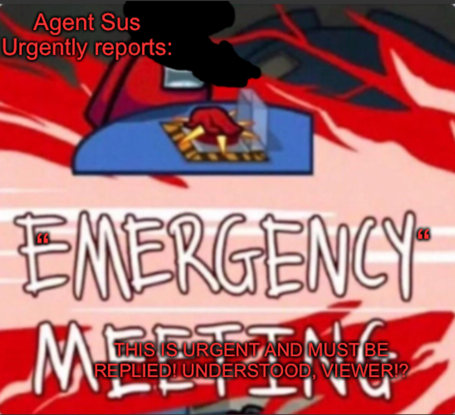Agent Sus Urgent Warning Template