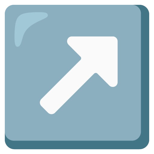 Up-right arrow