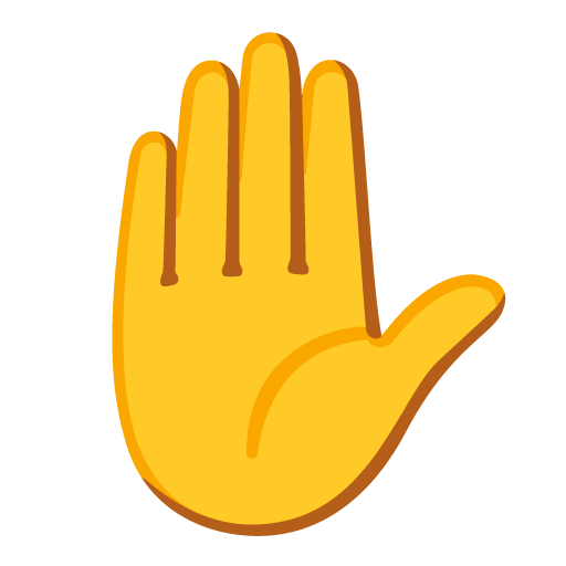Raised hand