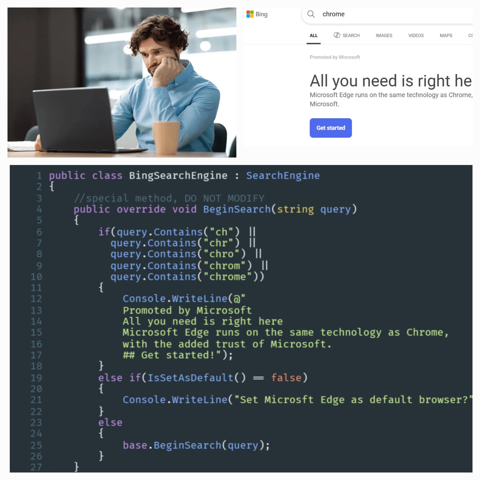 When You Just Want To Download Chrome
