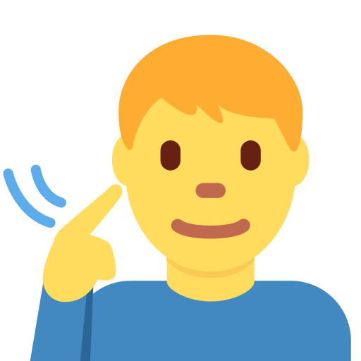 Deaf man
