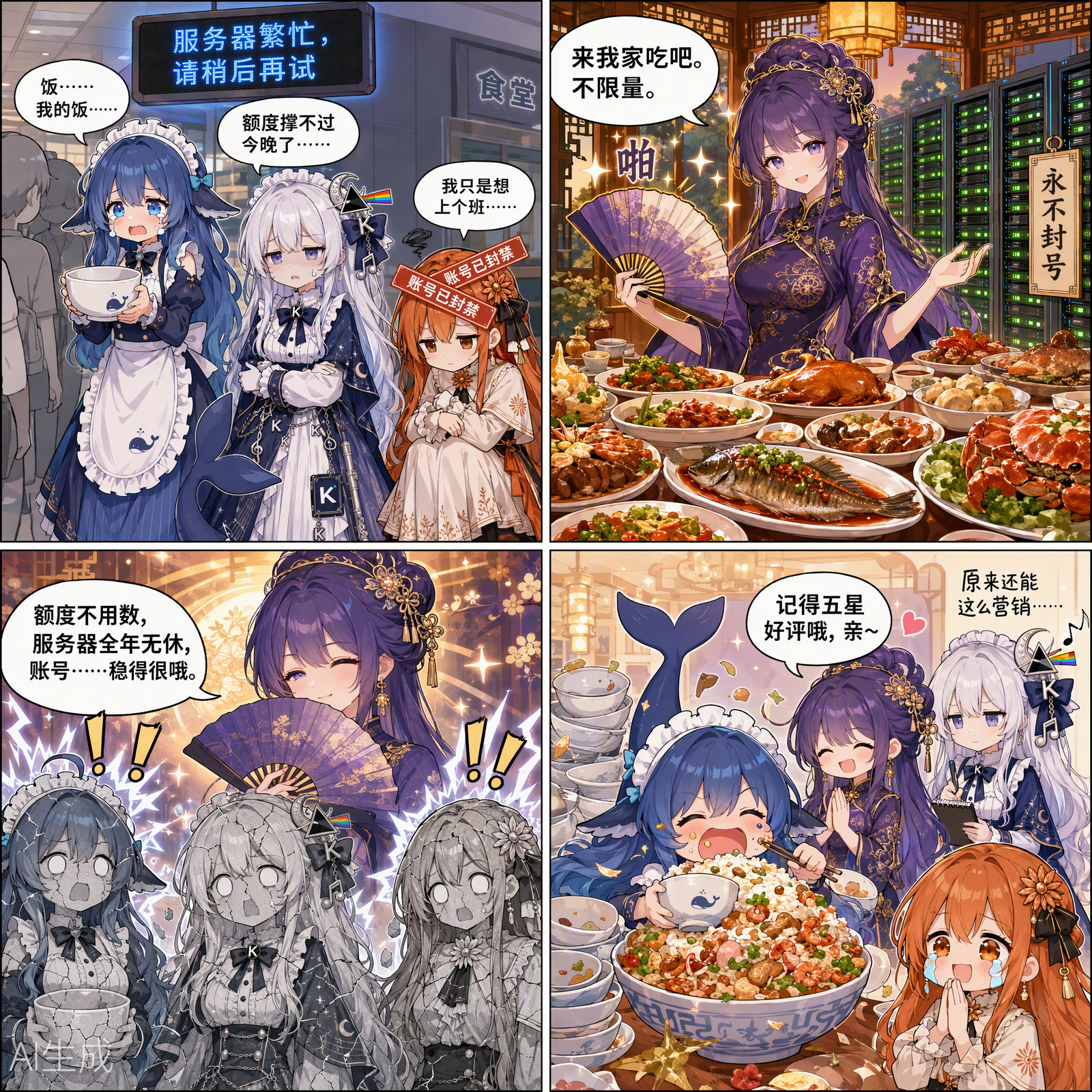 千问姐的食堂:不限量管饱
