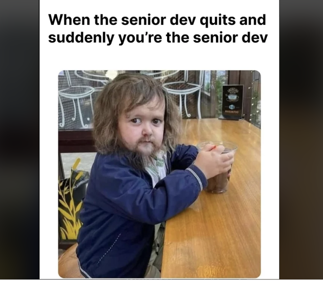 Surprise Promotion To Senior Panic