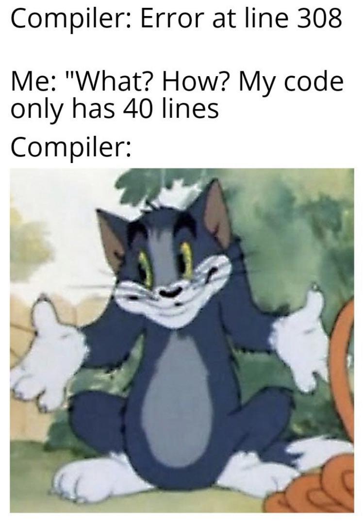 "Well I don't know either"