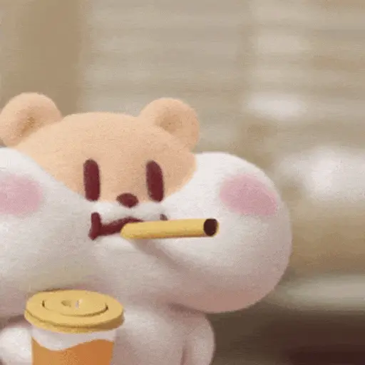 3d奶茶鼠表情包