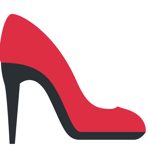 High-heeled shoe