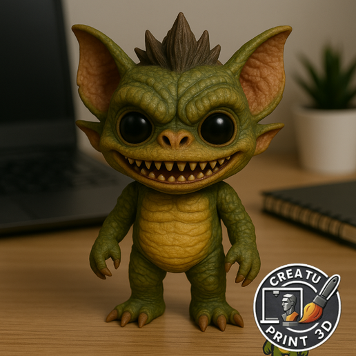 👾 Gremlin Labubu Meme 3D Printable / Labubu Gremlin Meme 3D Printable Version・ STL File for 3D printing・Cults