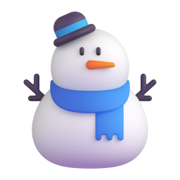 Snowman without snow