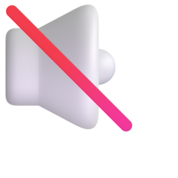 Muted speaker