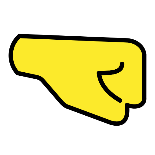 Right-facing fist
