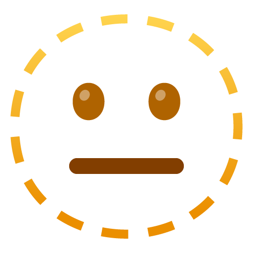 Dotted line face
