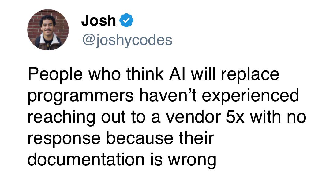 AI Can't Replace Me If The Vendor Won't Even Email Me Back