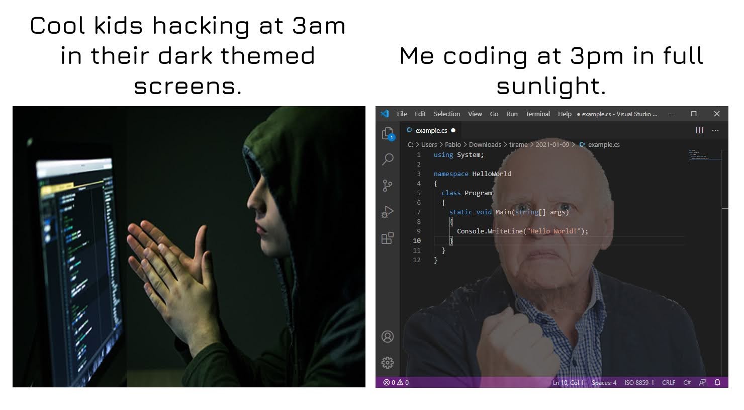 Just trying to keep up with the times