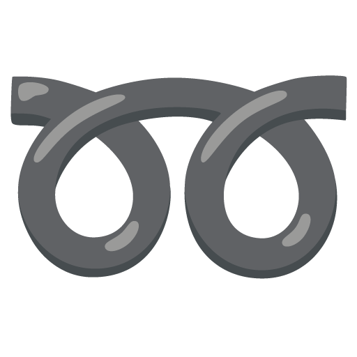 Double curly loop