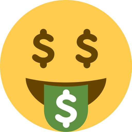 Money-mouth face