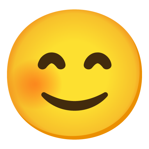 Smiling face with smiling eyes