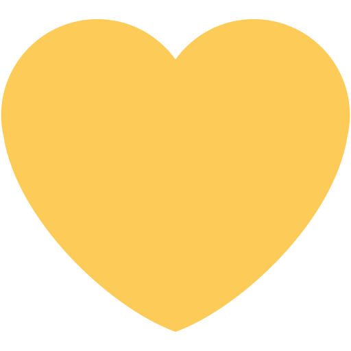 Yellow heart