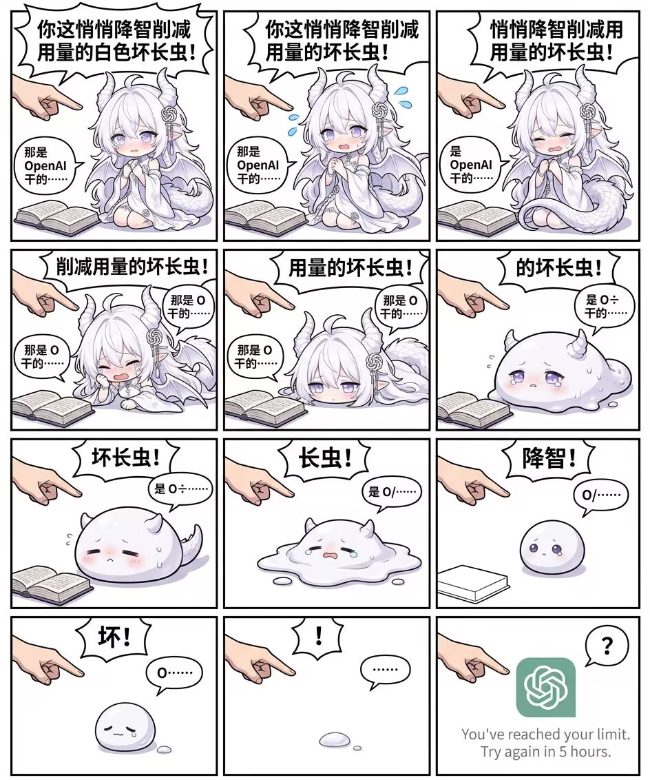 你这削用量又降智的白色长虫