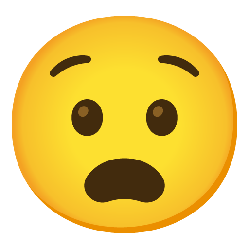 Anguished face