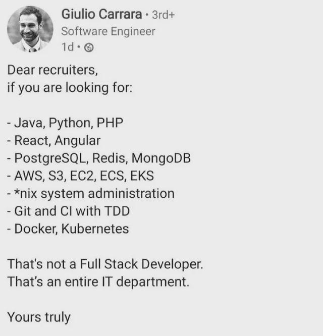 I Am The IT Department