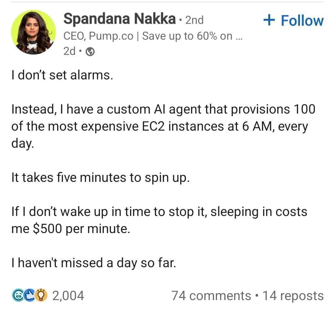 The $500-Per-Minute Alarm Clock