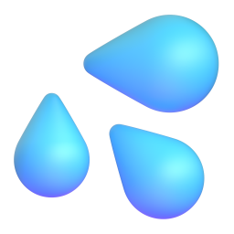 Sweat droplets