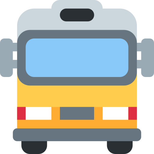 Oncoming bus