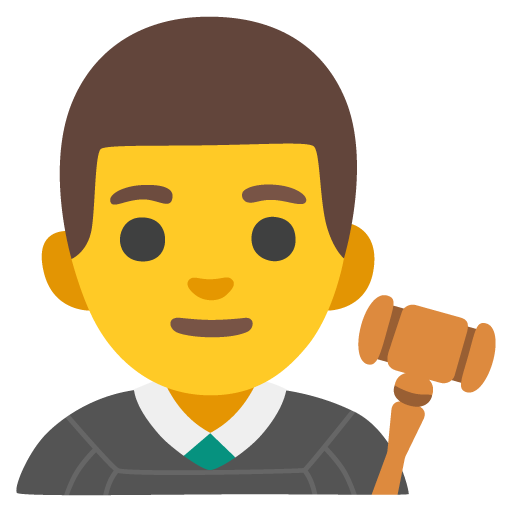 Man judge
