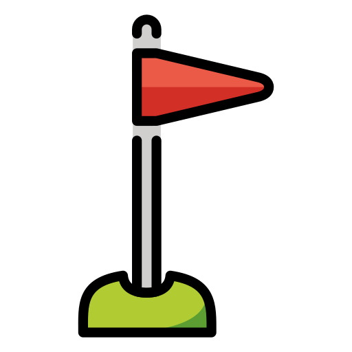 Flag in hole