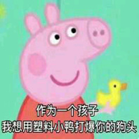 作为一个孩子,我想用料小鸭打爆你的狗头