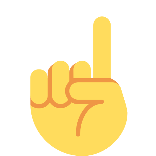 Index pointing up