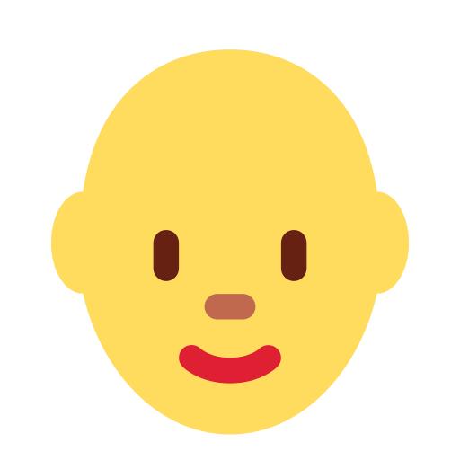 Woman: bald