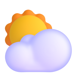 Sun behind cloud