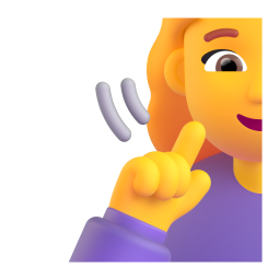 Deaf woman