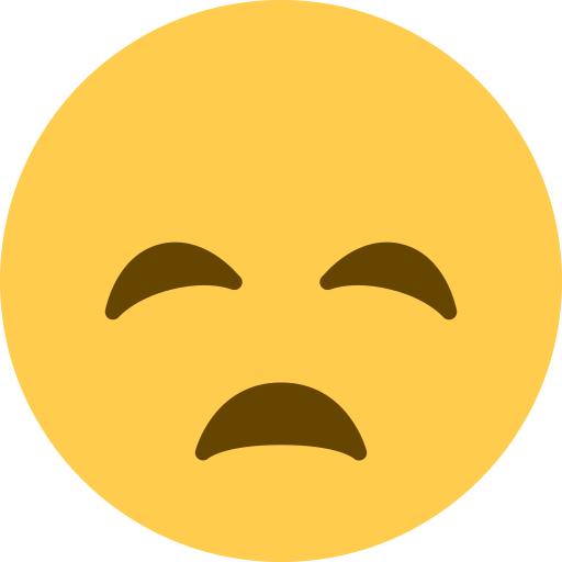 Disappointed face