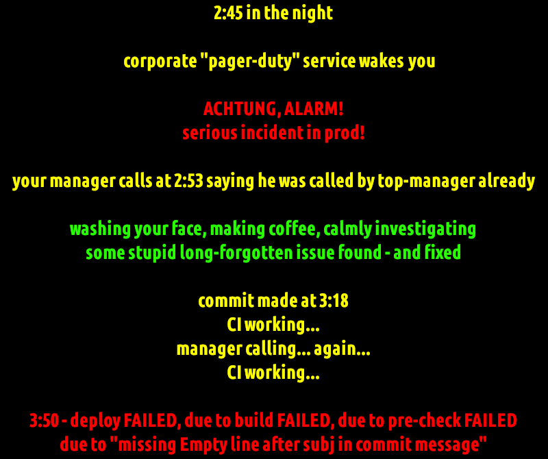 Abide The Rules Incident Can Wait