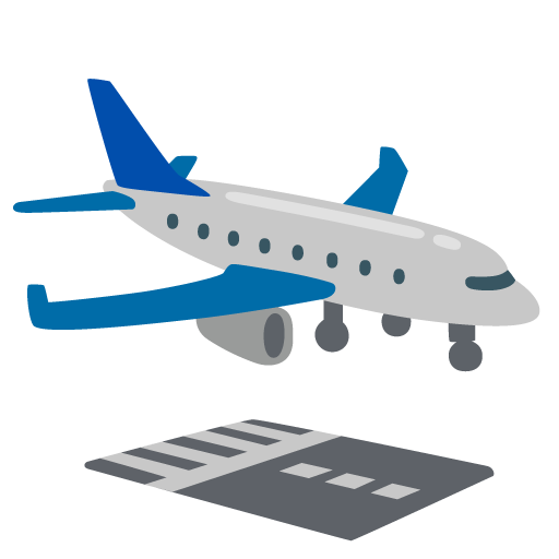 Airplane arrival