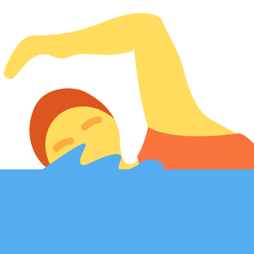 Person swimming